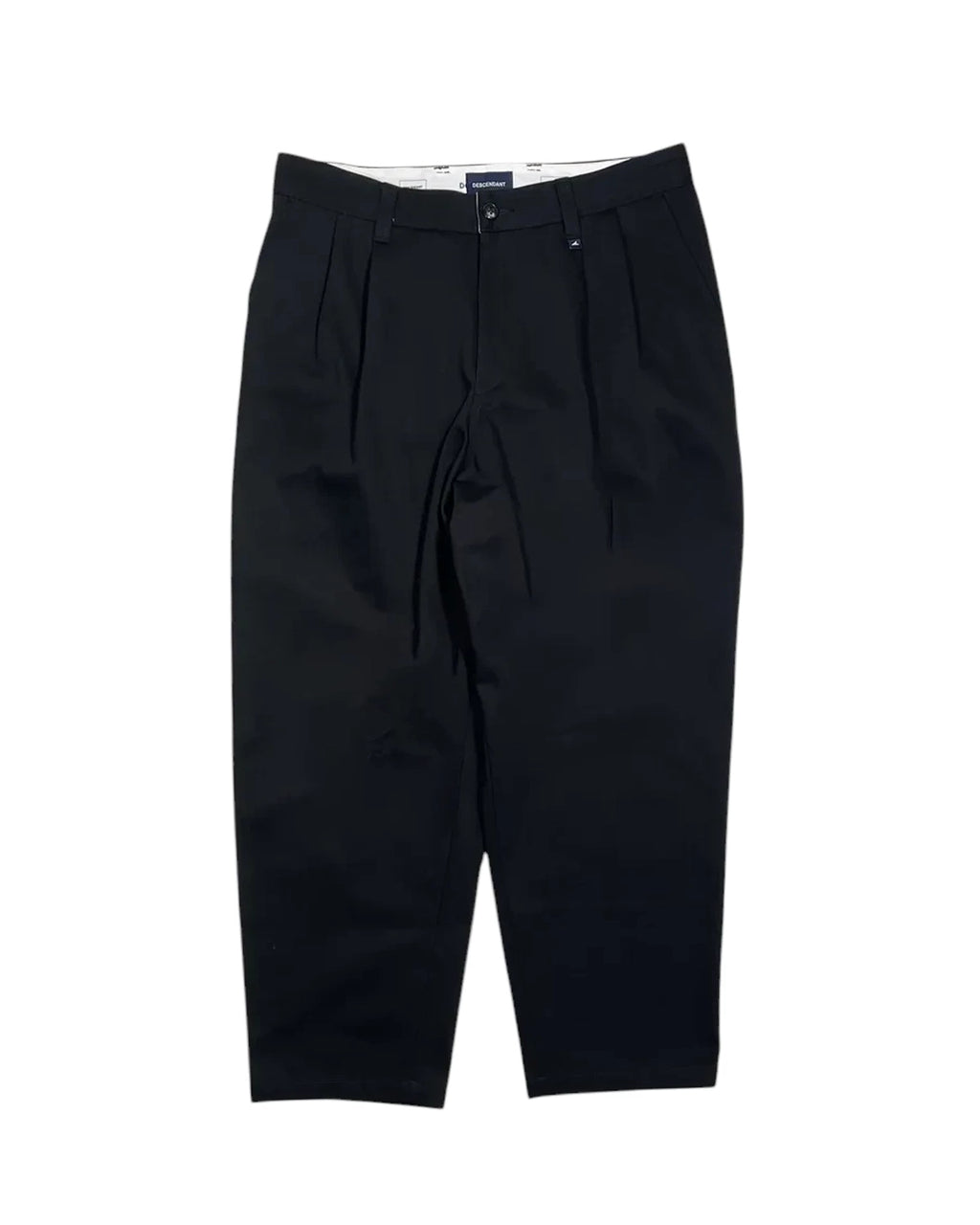 パンツ DESCENDANT DC-3 ORGANIC COTTON TROUSERS DESCENDANT/DC-3 ORGANIC COTTON TWILL TROUSERS (BLACK)