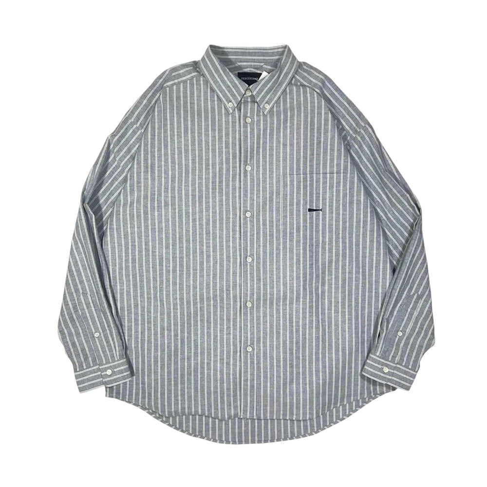 DESCENDANT の KENNEDY’S OXFORD LS STRIPE SHIRT (242CPDS-SHM01)