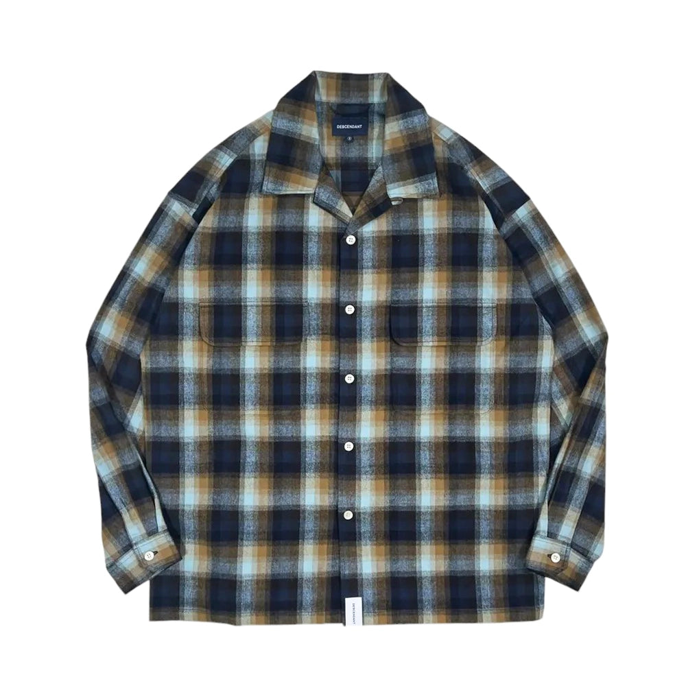 DESCENDANT の MILPITAS PLAID LS SHIRT (242TQDS-SHM03)