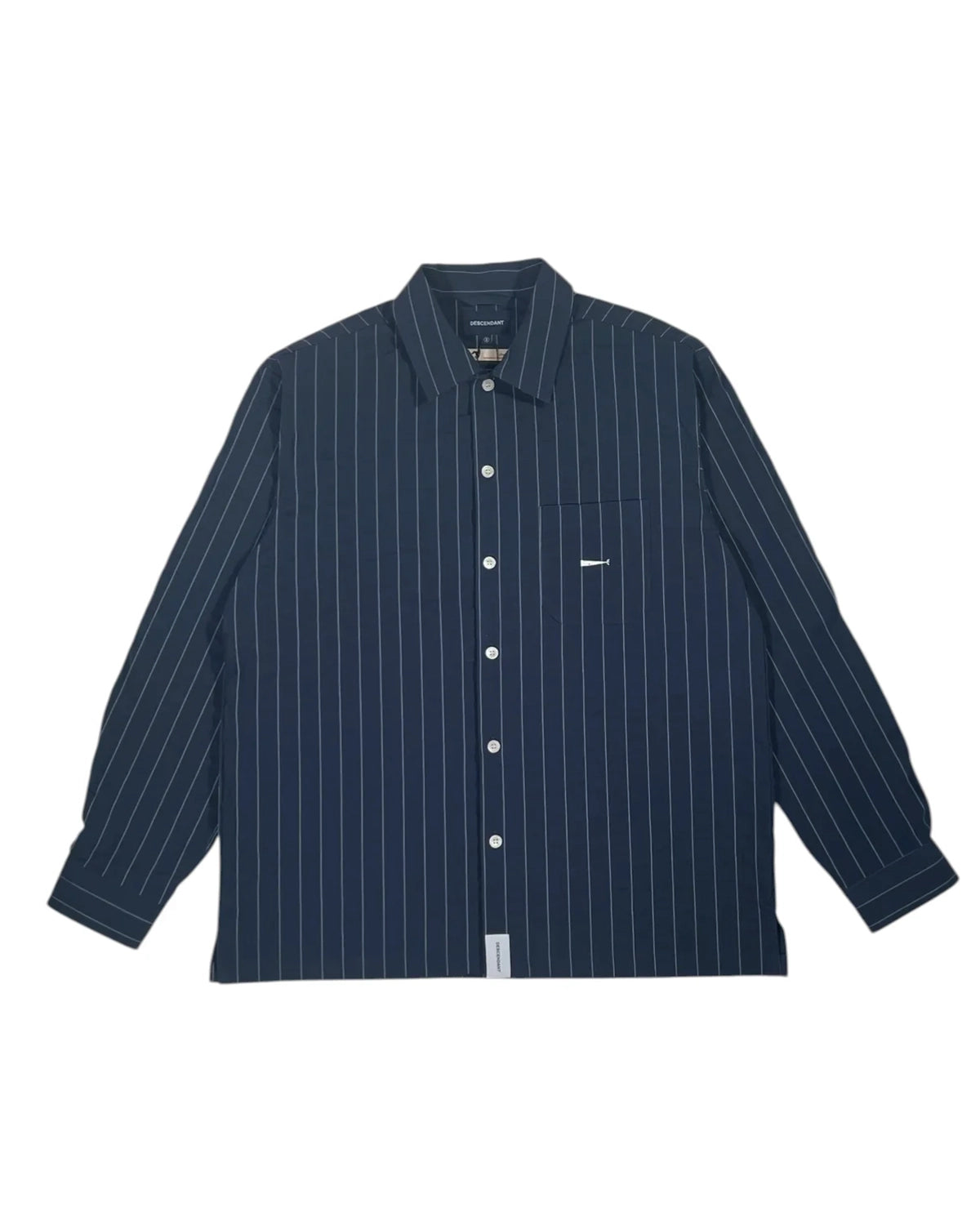 DESCENDANT の MILPITAS STRIPE LS SHIRT (261CPDS-SHM03)