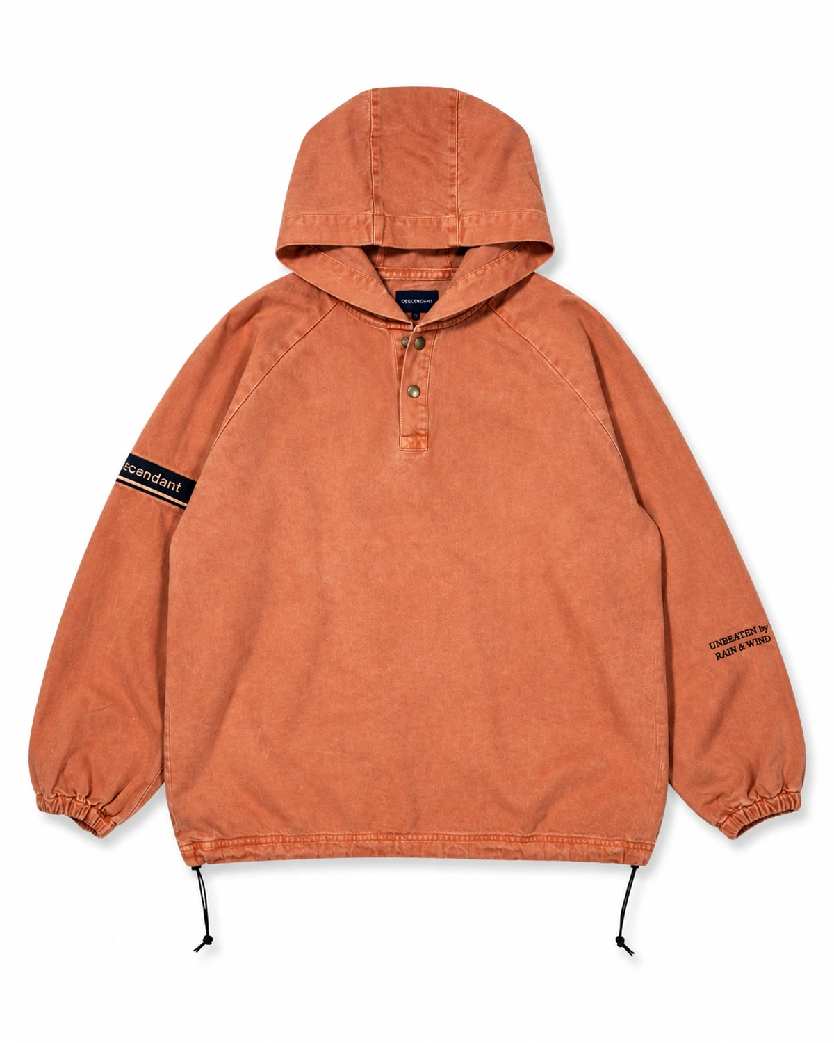 DESCENDANTの MOLE HOODED LS SHIRT PIGMENT DYE (262WVDS-SHM04)