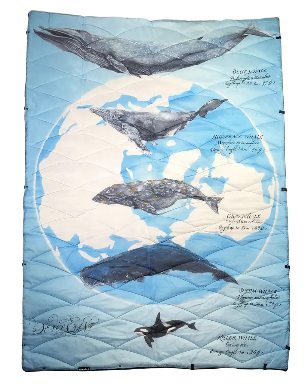 DESCENDANT カスタム　ブランケット DESCENDANT (ディセンダント) / SEAFARERS PUFFER BLANKET nomadix