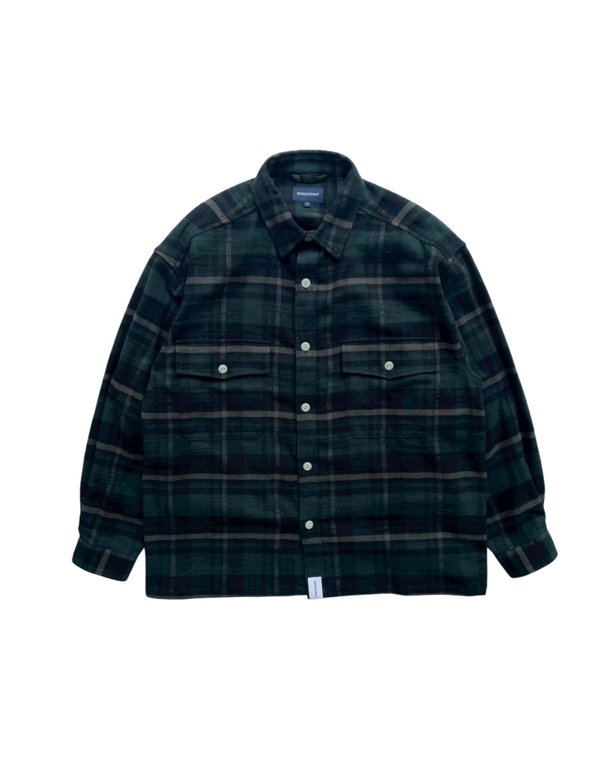 DESCENDANT の VANNING PLAID LS SHIRT (252TQDS-SHM04)