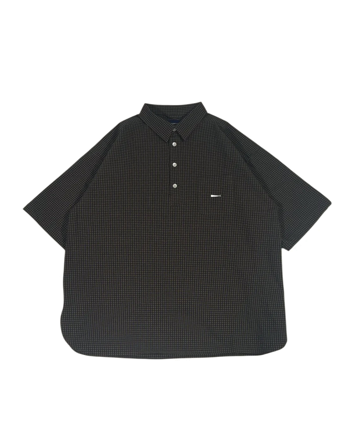 DESCENDANT の VOIL PULLOVER PLAID SS SHIRT (261TQDS-SHM07)