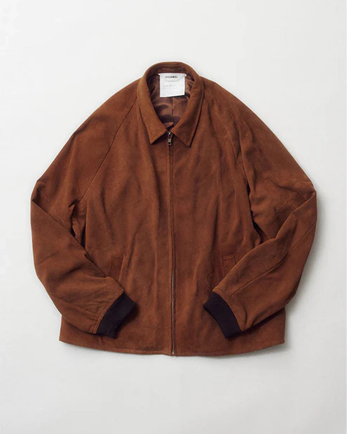 DIGAWEL の Goat suede zip up blouson (DWYB010)