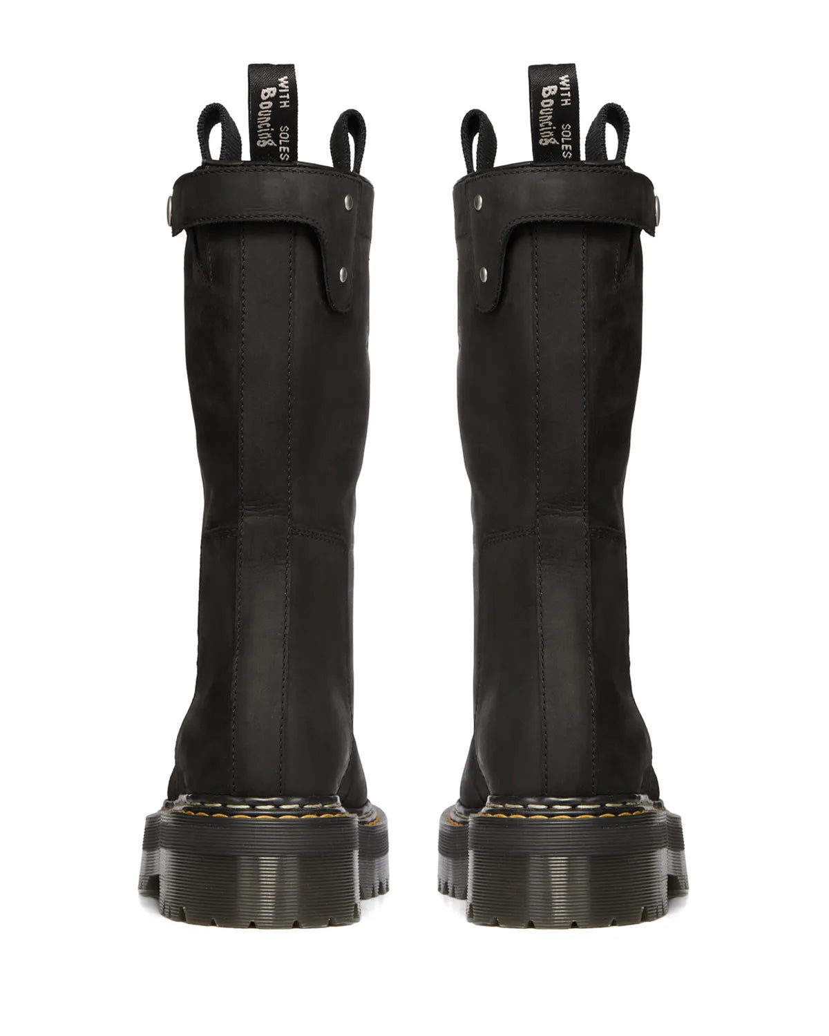 Rick Owens × DR. MARTENS / QUAD SOLE PULL ON BOOT (DM02F1814)