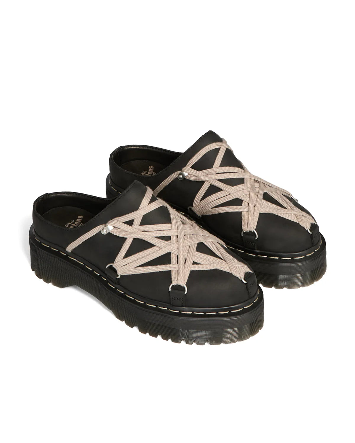 Rick Owens × DR. MARTENS / QUAD SOLE MEGALACE MULE (DM02F1815)