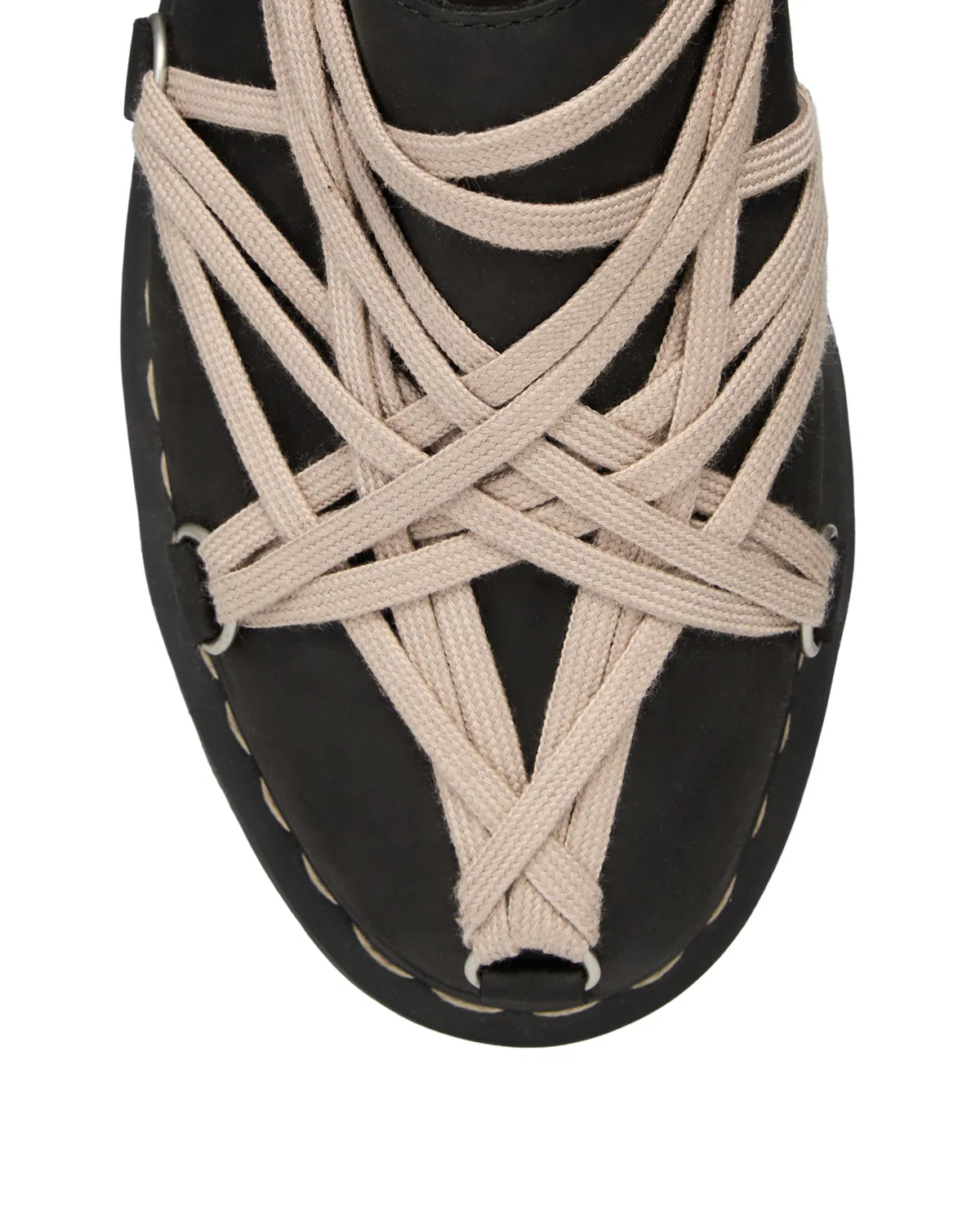 Rick Owens × DR. MARTENS / QUAD SOLE MEGALACE MULE (DM02F1815)