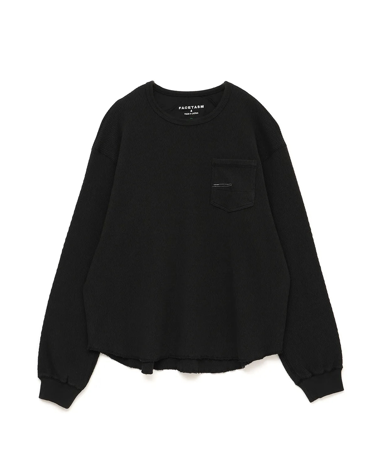 FACETASM / THRMAL KNIT LONG TEE (MYK-TEE-06)
