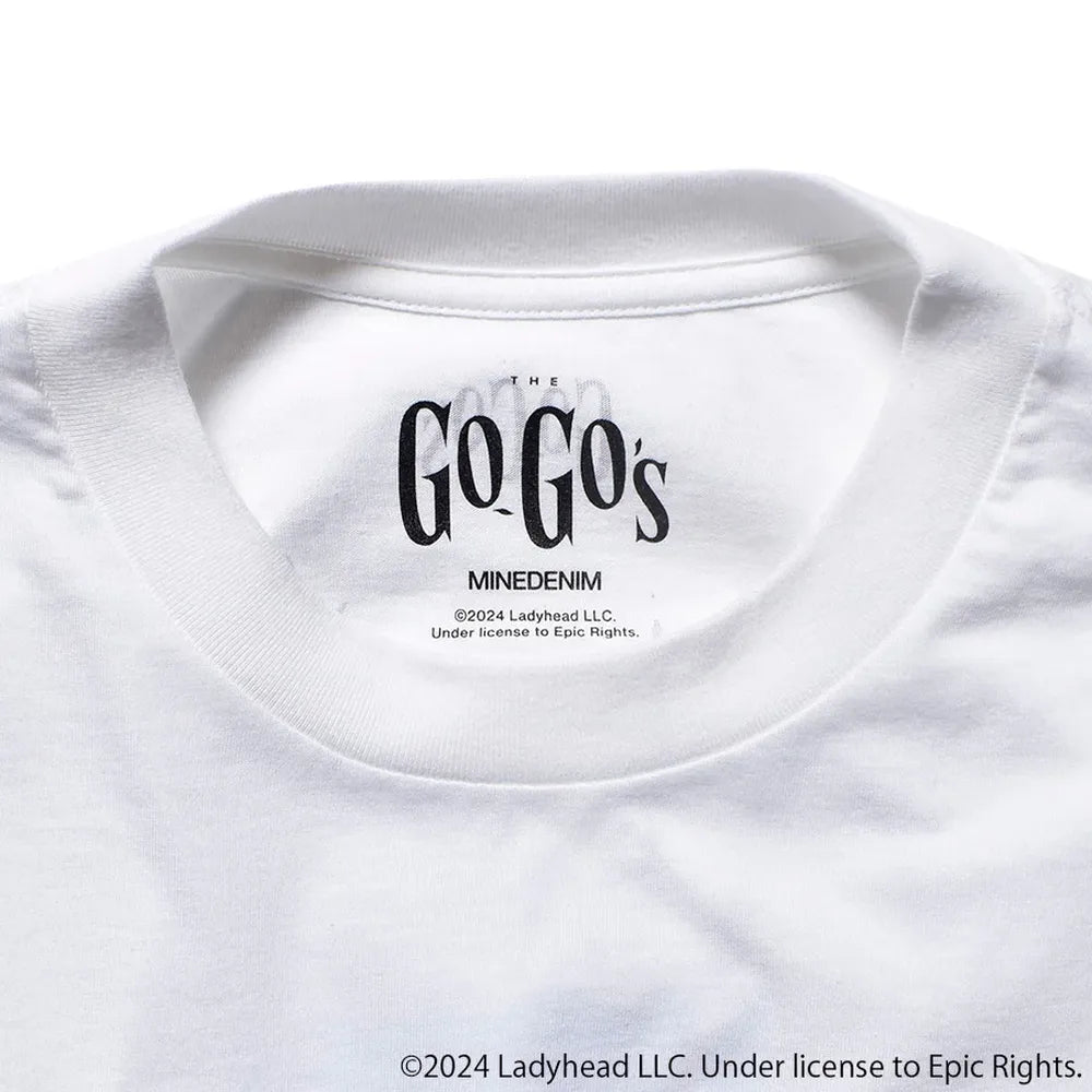 MINEDENIM  / GO-GO'S "Vacation" Print Crew Neck T-SHIRTS (MND-UMJ001)