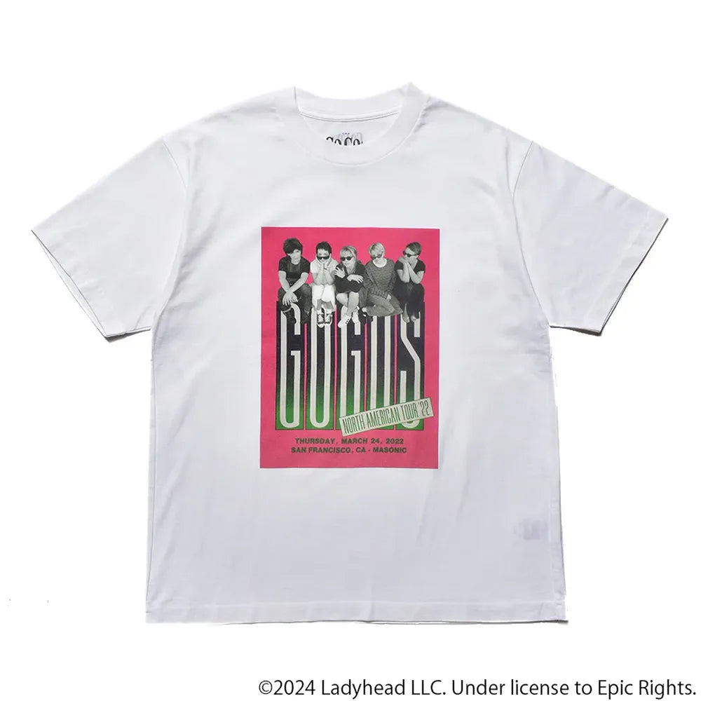 MINEDENIM  / GO-GO'S "NORTH AMERICAN TOUR" Print Crew Neck T-SHIRTS (MND-UMJ002)　