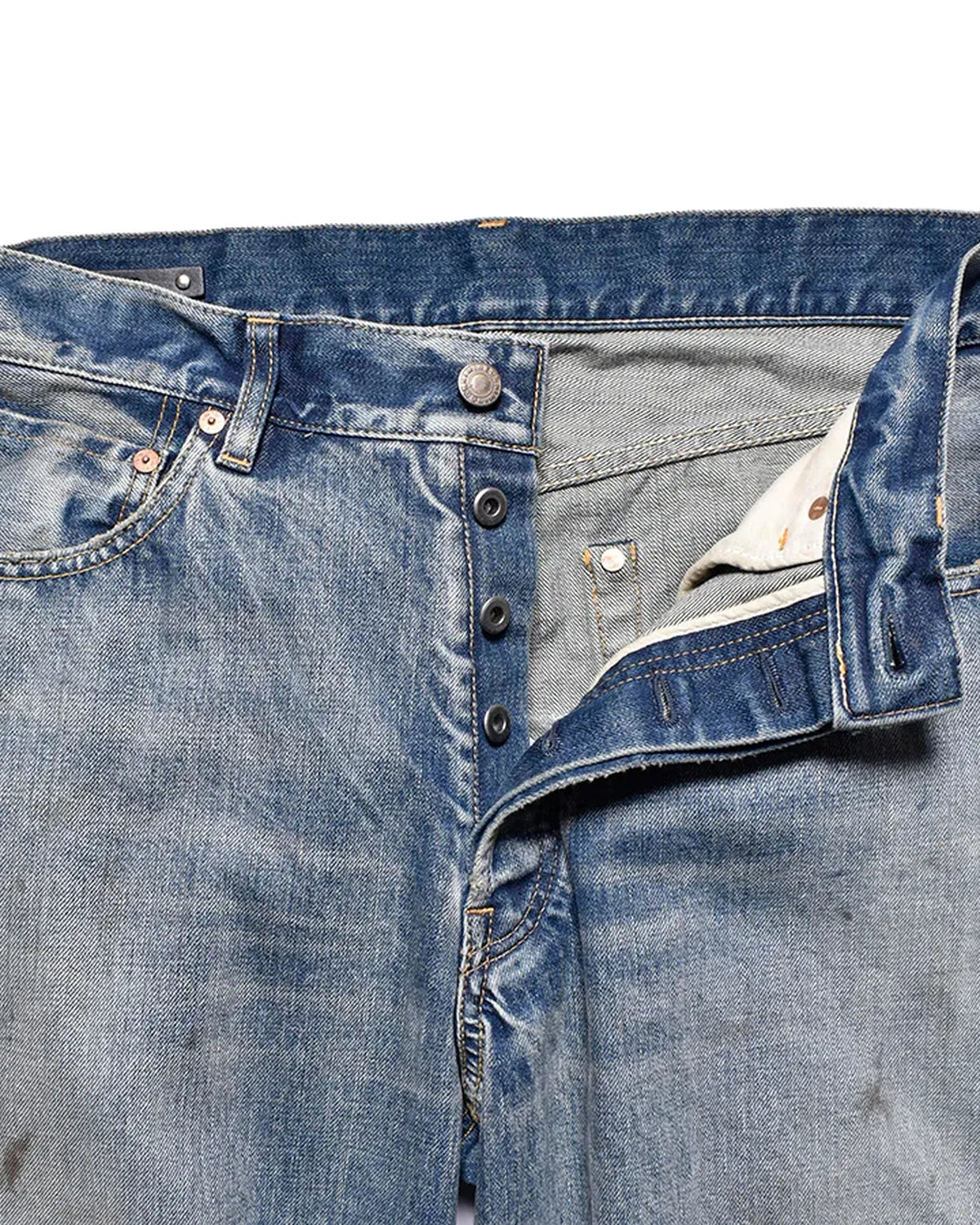 MINEDENIM(マインデニム) / “Typo Print” Denim 5Pocket USD