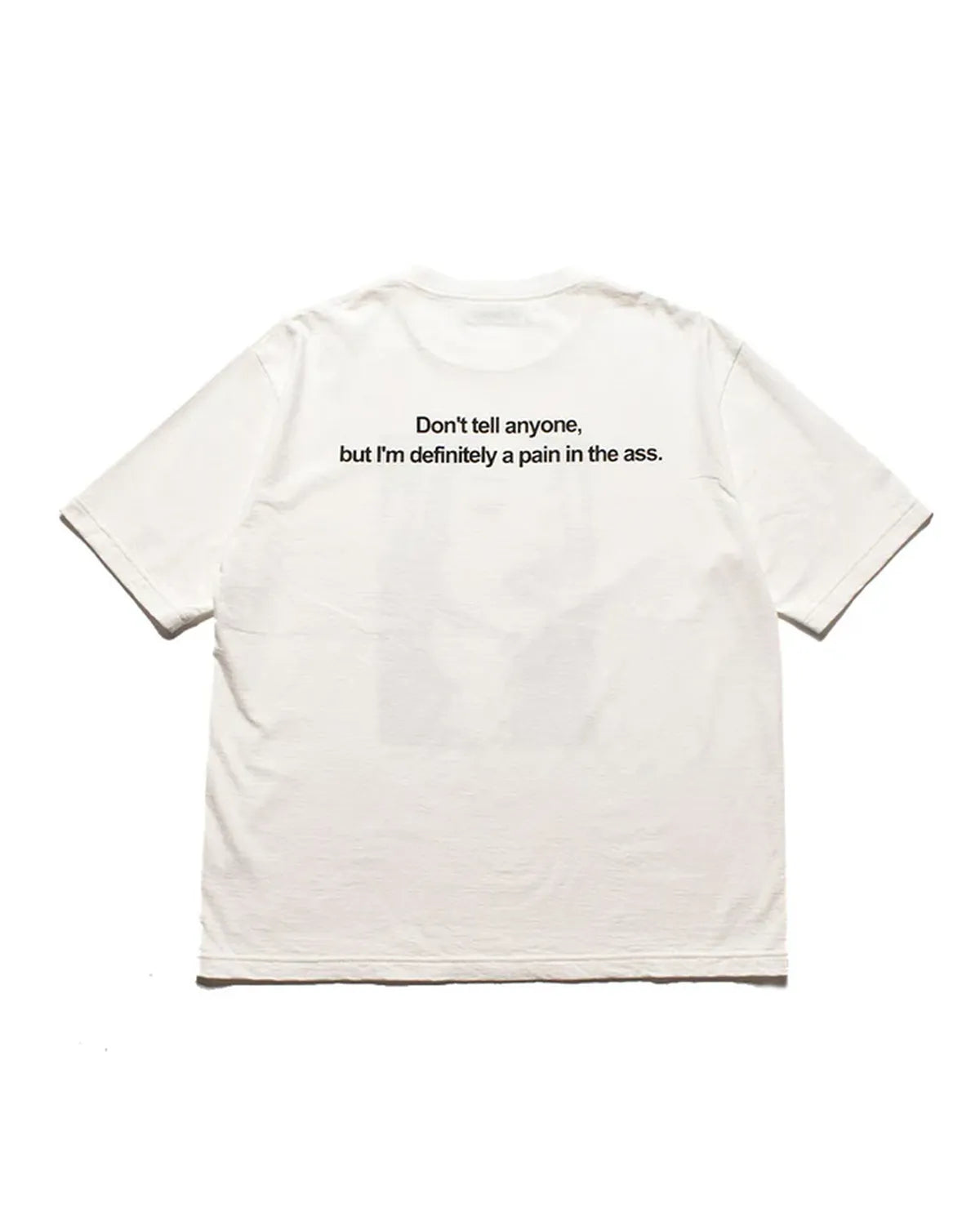 MINEDENIM  / Monochrome Two tone Face Crewneck T-SH (2504-4002)