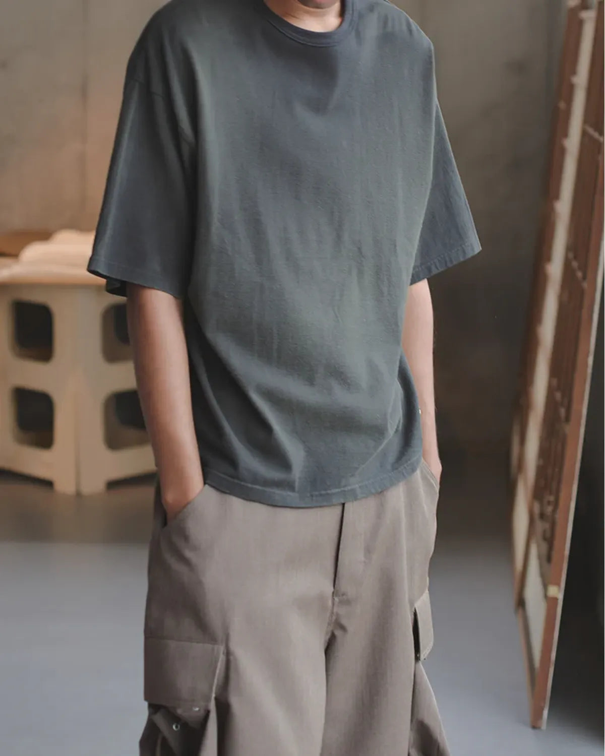 refomed / 10WASH FORMED TEE ”OVER” (RECU-059)