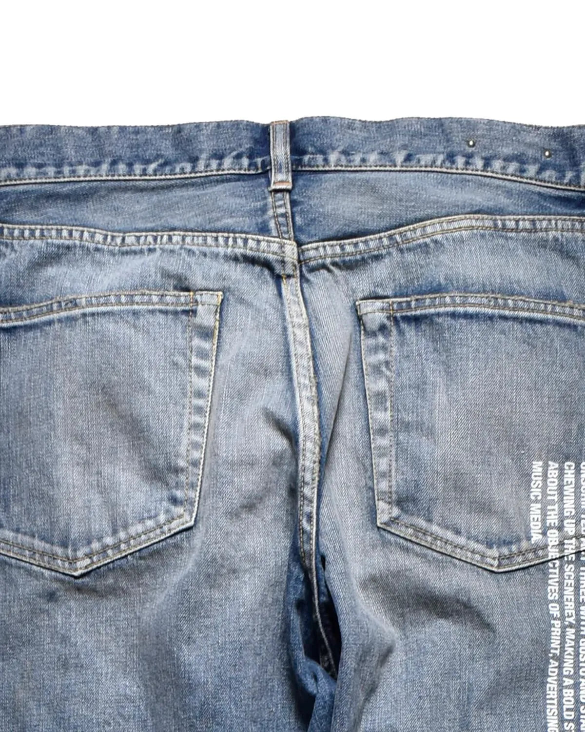 MINEDENIM × MARVIN / “Typo Print” Denim 5Pocket USD (MND-MRV009)