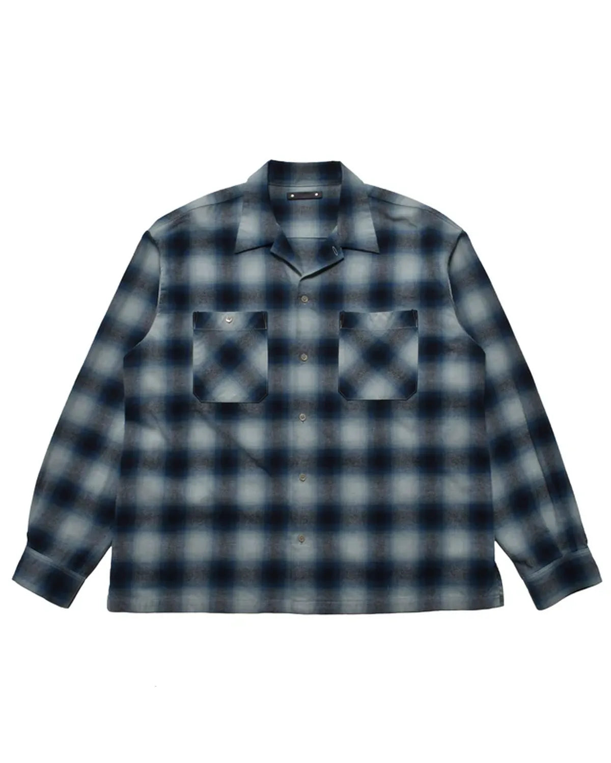 MINEDENIM / C.Flannel Ombre Open Collar SH (2509-5004)