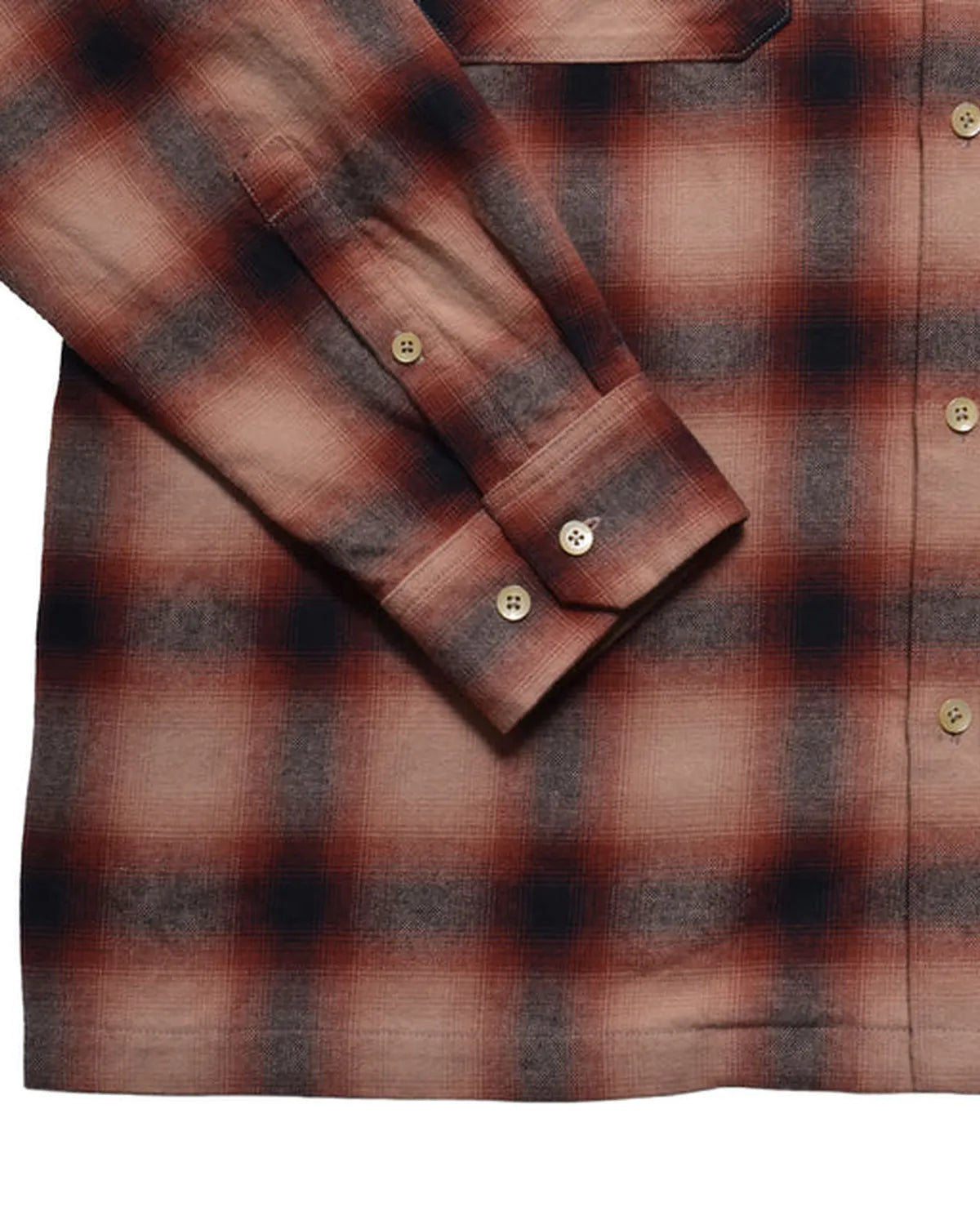 MINEDENIM / C.Flannel Ombre Open Collar SH (2509-5004)