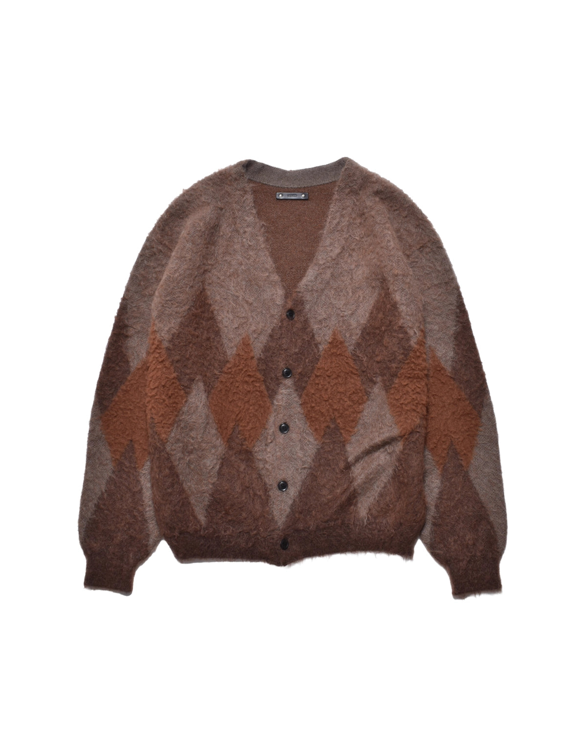 MINEDENIM  / Mohair Argyle Knit Cardigan (MDFBF10602)