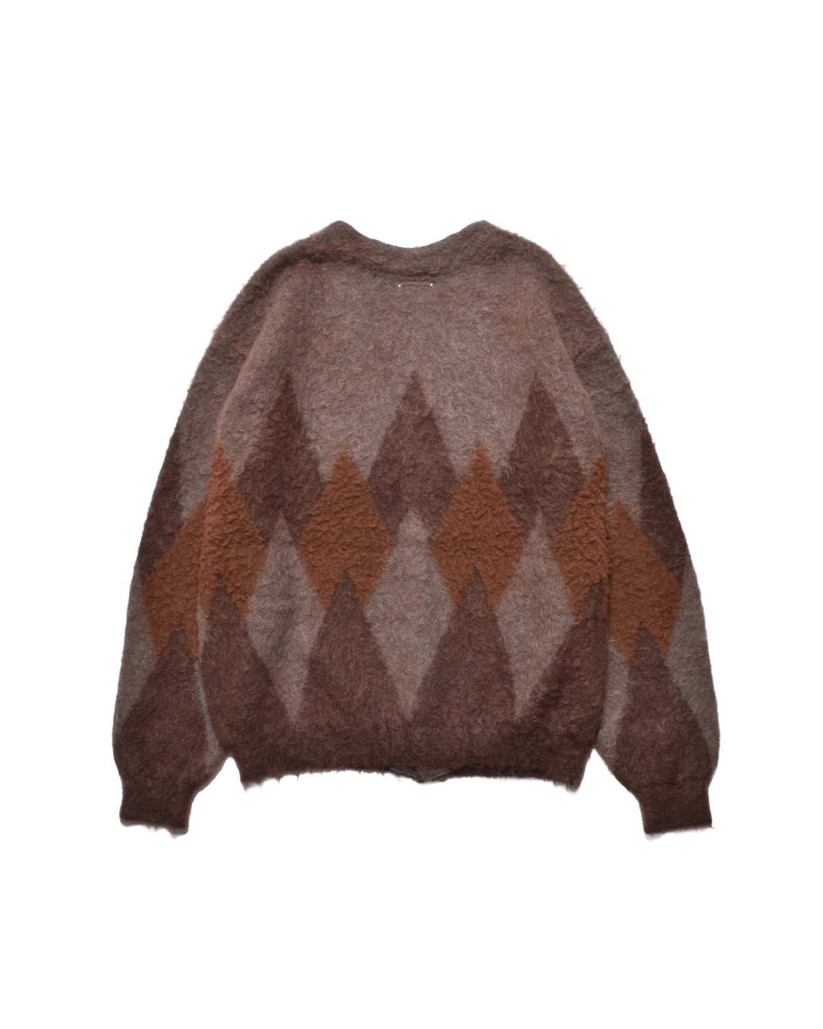 MINEDENIM  / Mohair Argyle Knit Cardigan (MDFBF10602)