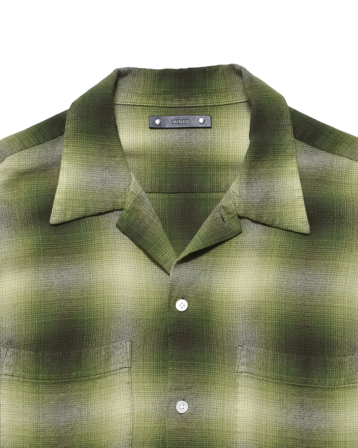 MINEDENIM(マインデニム) / R.Flannel Ombre Open Collar SH | 公式