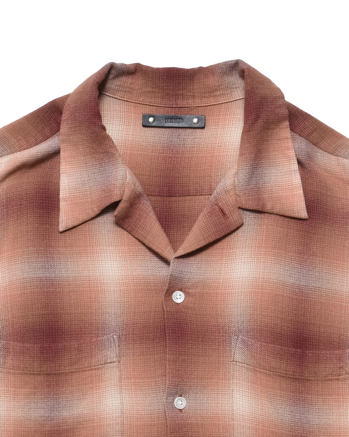 MINEDENIM(マインデニム) / R.Flannel Ombre Open Collar SH | 公式