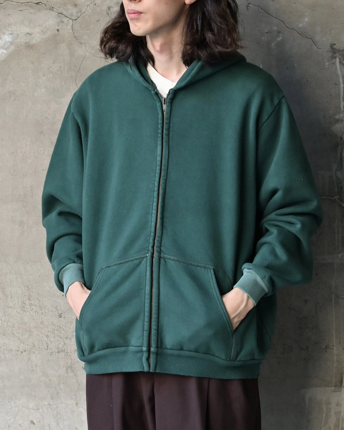 A.PRESSE / Vintage Zip Sweat Hoodie (26AAP-05-10)