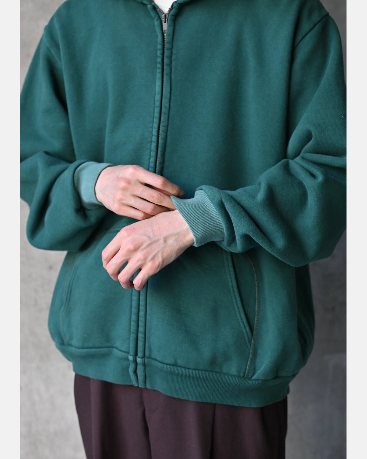 A.PRESSE / Vintage Zip Sweat Hoodie (26AAP-05-10)