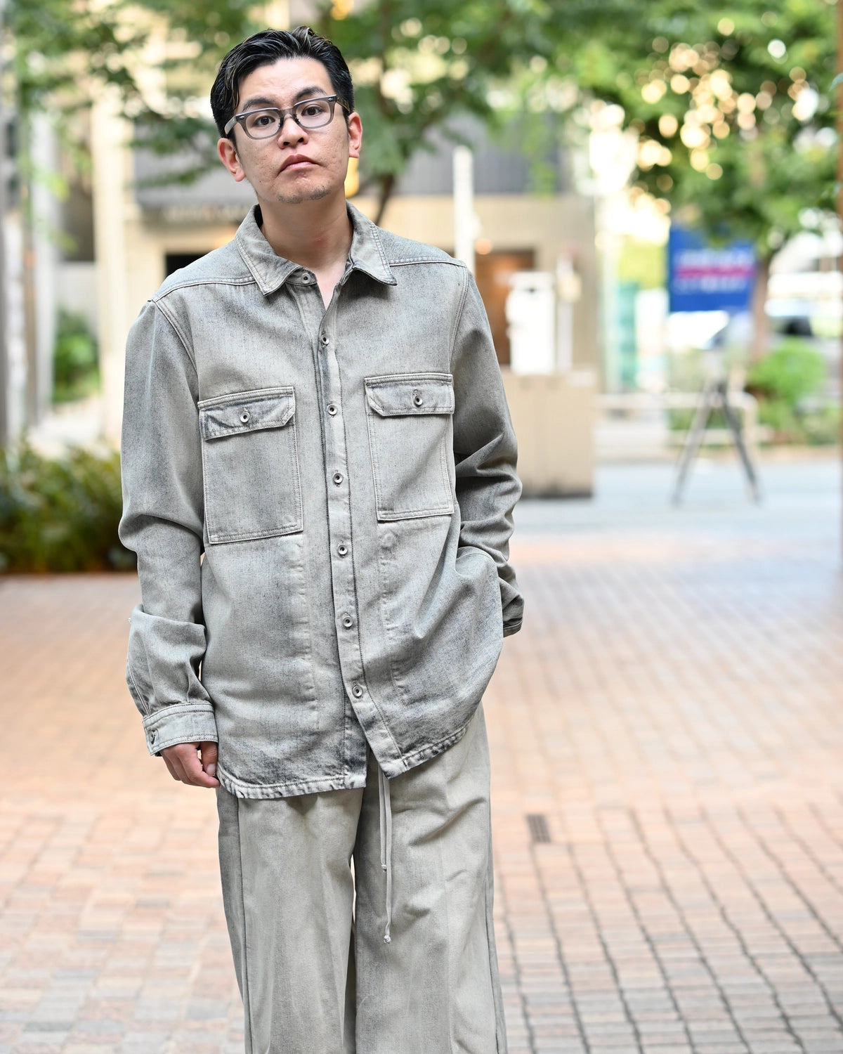 Rick Owens DRKSHDW / OUTER SHIRT (DU02F6755)