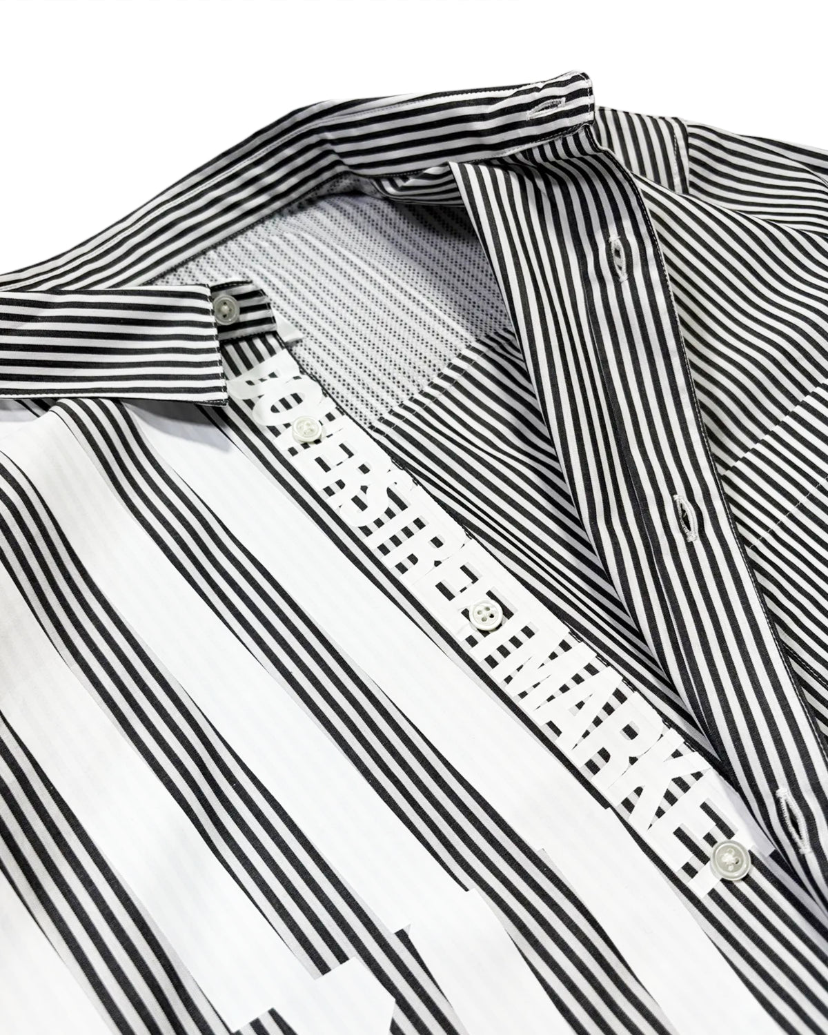 DOVER STREET MARKET kei ninomiya / UNISEX PRINTED STRIPED SHIRT (DSM02B002)