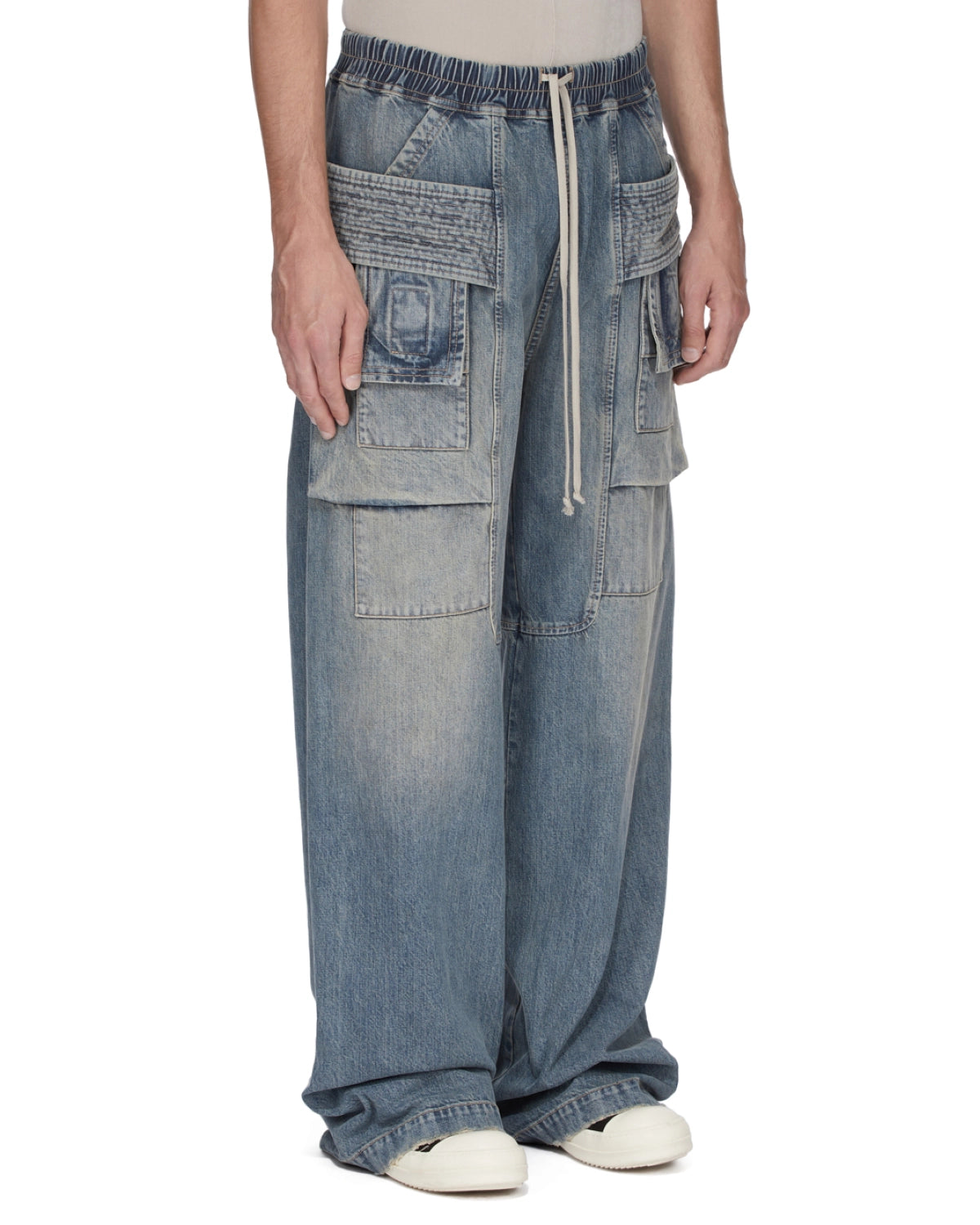 Rick Owens DRKSHDW / CREATCH WIDE CARGO DRAWSTRING (DU01F4394)