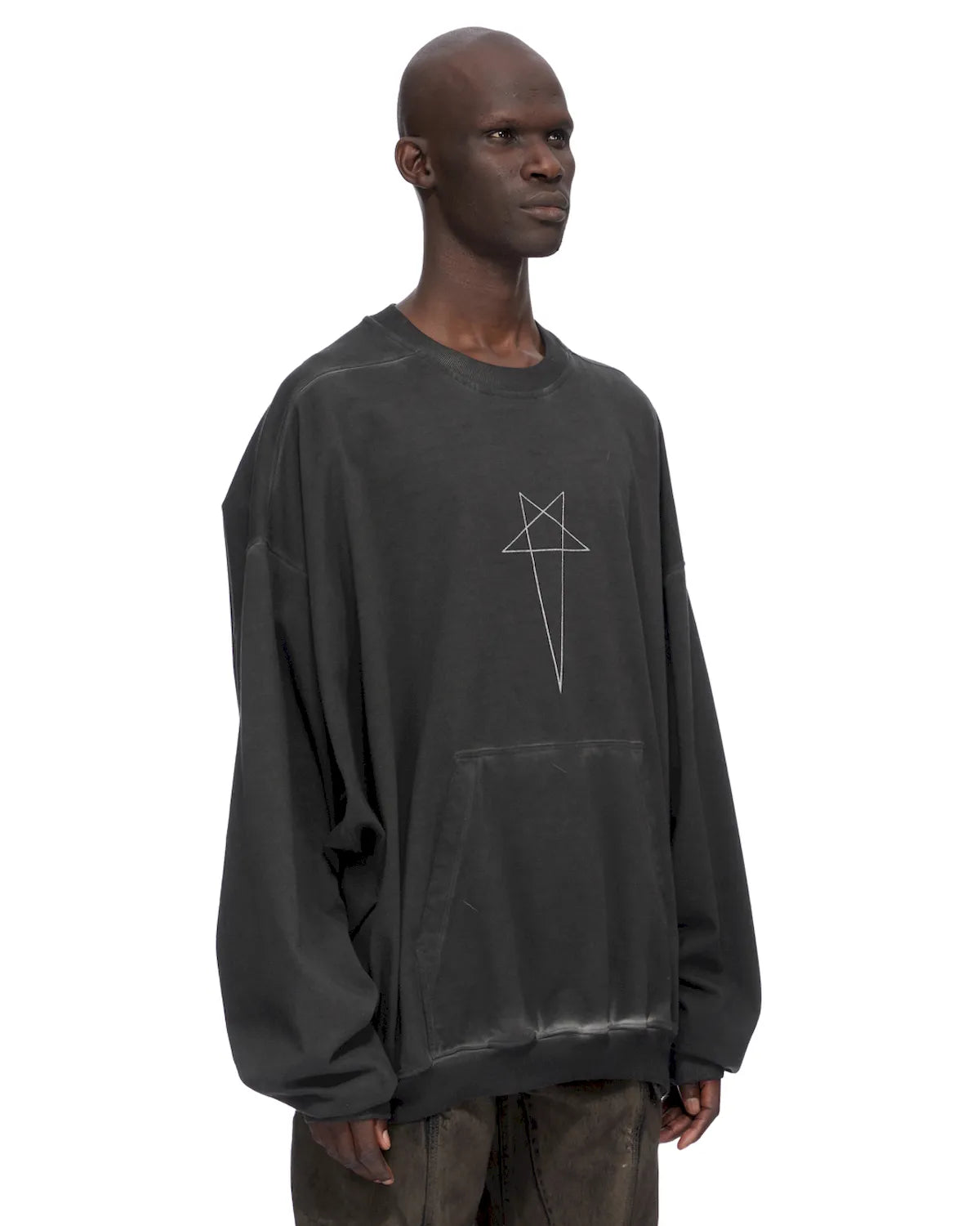 Rick Owens DRKSHDW / HUN CREWNECK (DU02F6267)