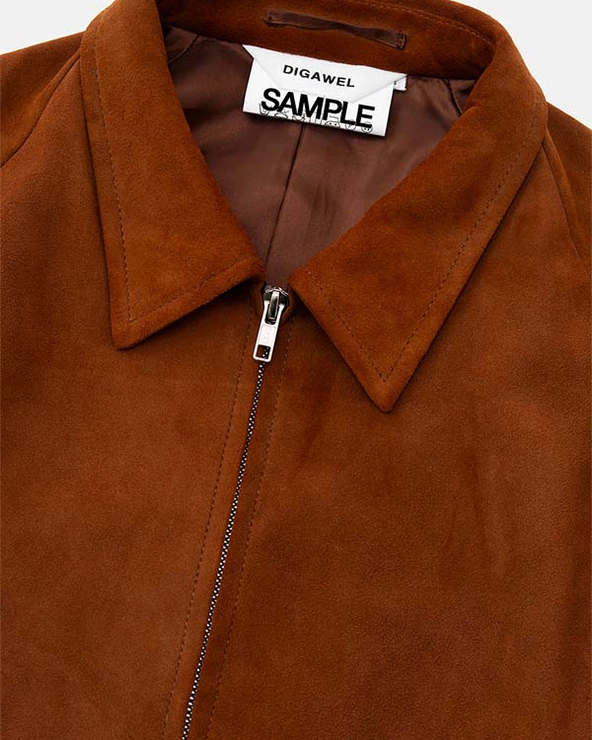 DIGAWEL / Goat suede zip up blouson (DWYB010)