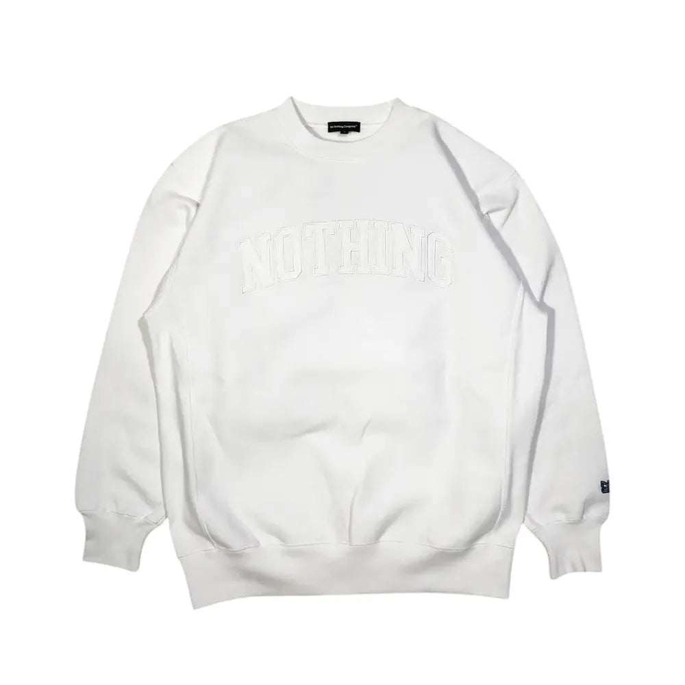 Do Nothing Congress の NOTHING Lettered Wappen CREWNECK