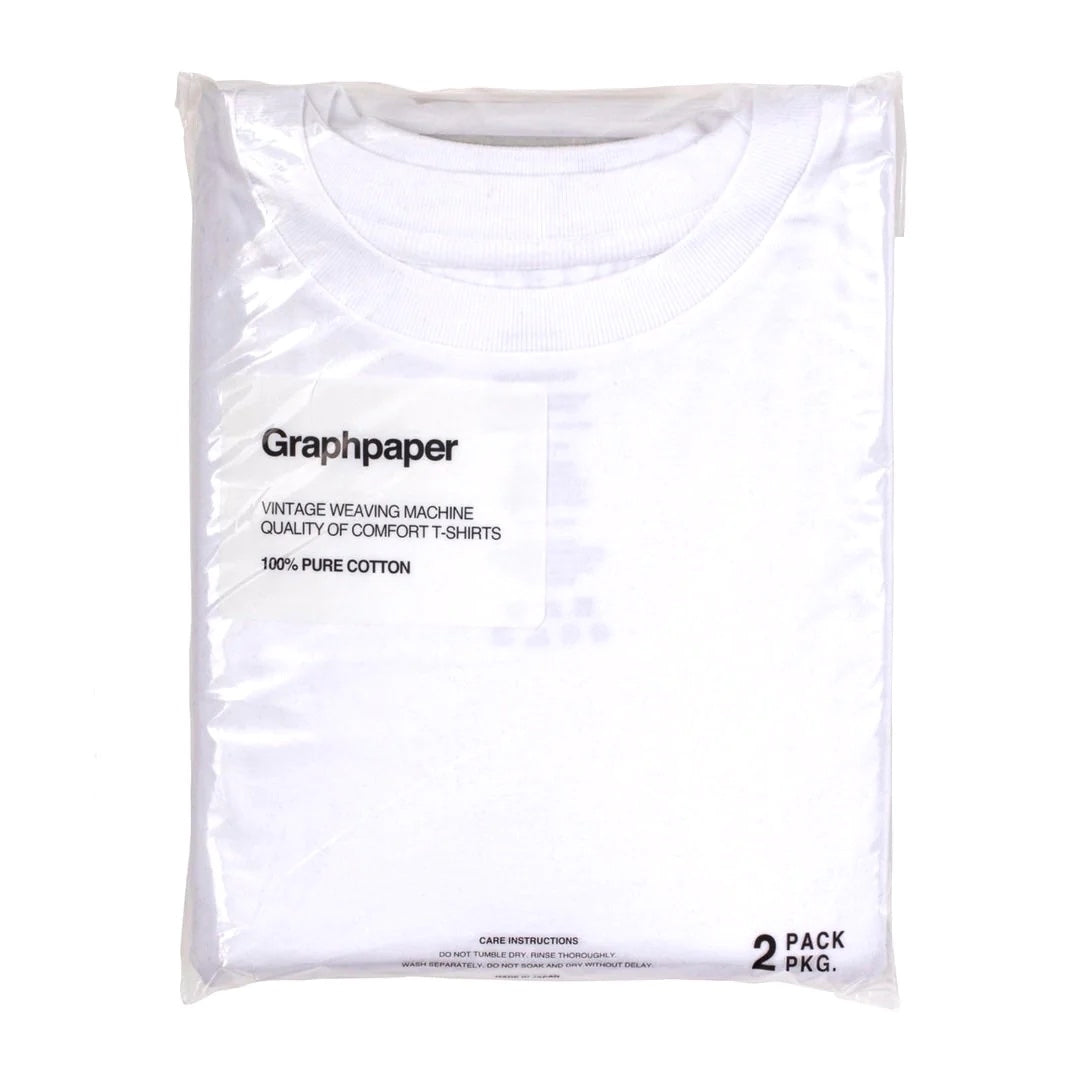 Graphpaper の 2-Pack S/S Pocket Tee