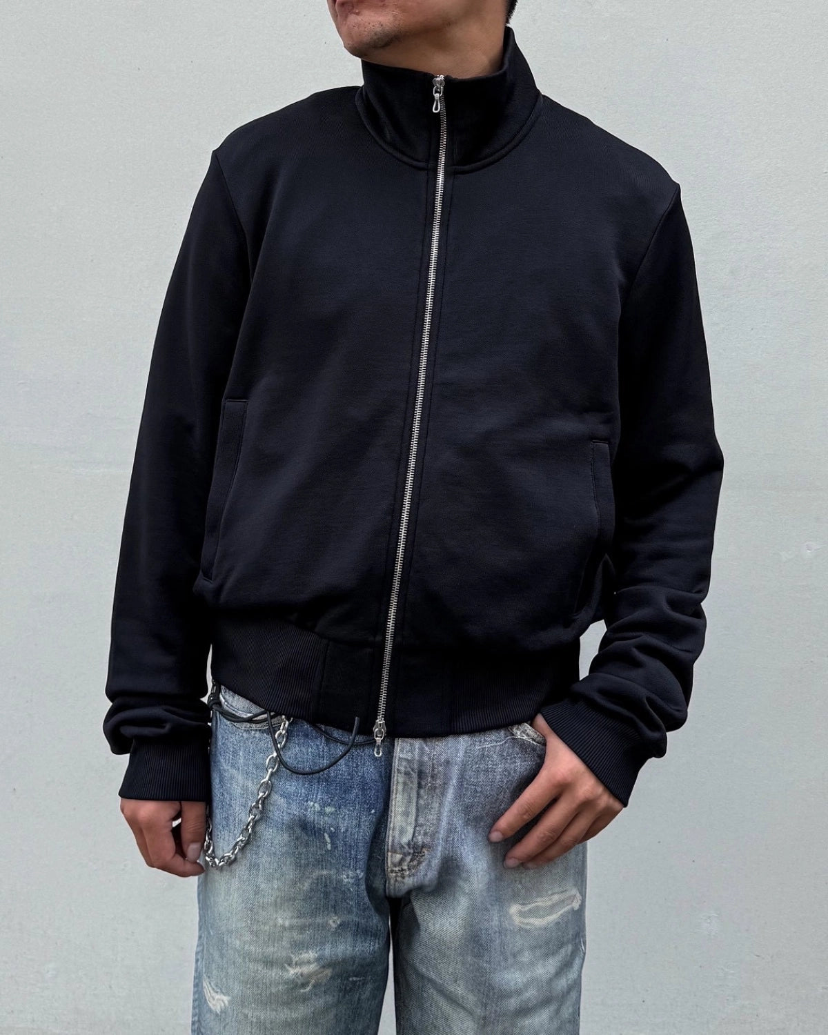 OUR LEGACY / MOB JACKET Prime Black True Track Jersey (M2256MP)