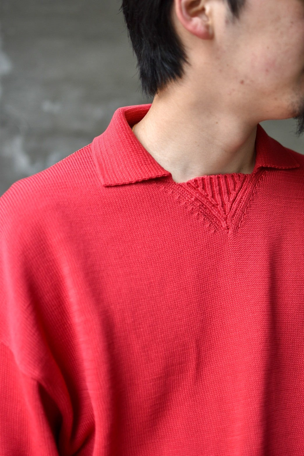 refomed / OLD MAN KNIT POLO