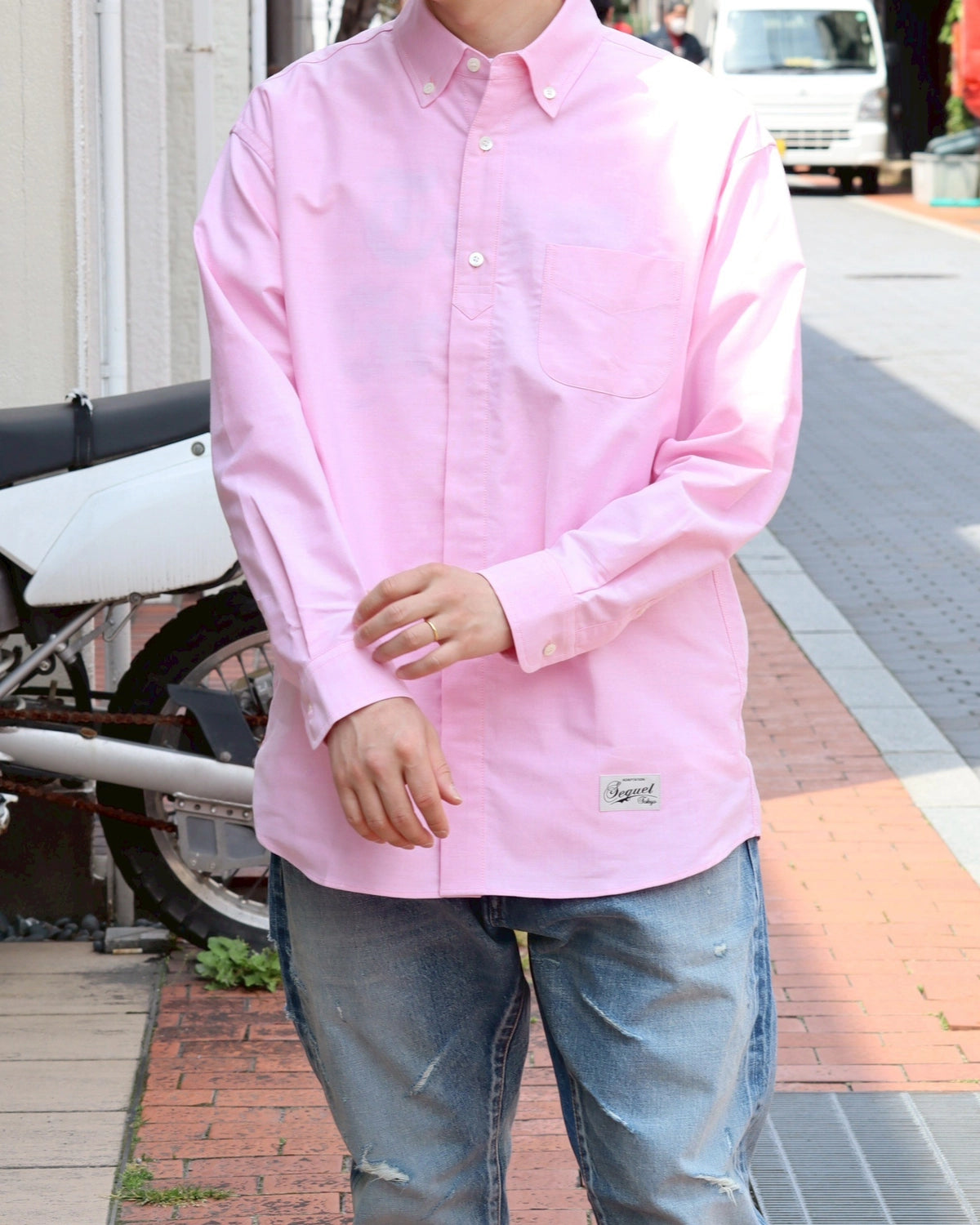 SEQUEL / OXFORD FLYFRONT SHIRT (SQ-25SS-SH-02)