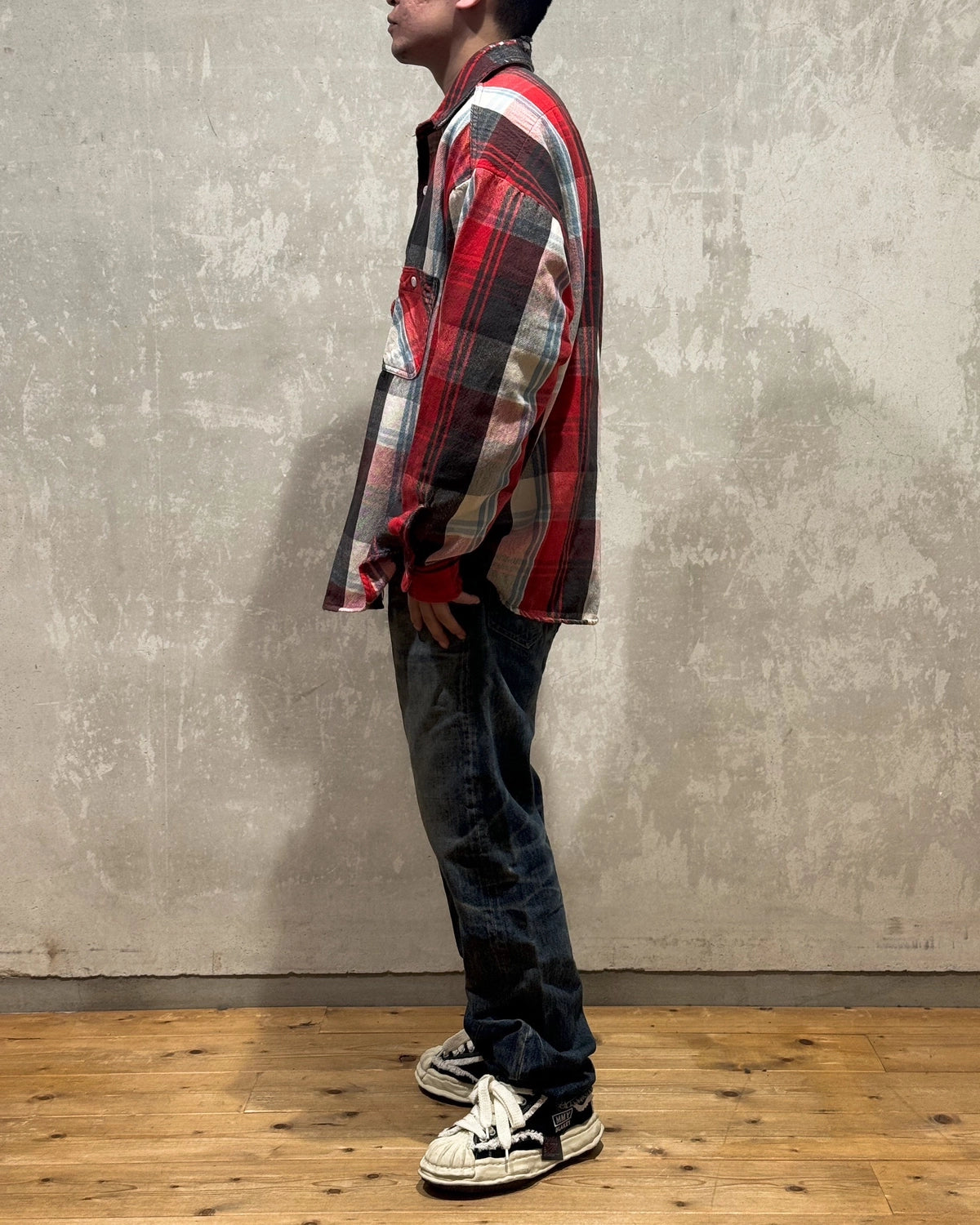 ©︎SAINT Mxxxxxx / FLANNEL SHIRT / CHECK (SM-HR1-0000-043)