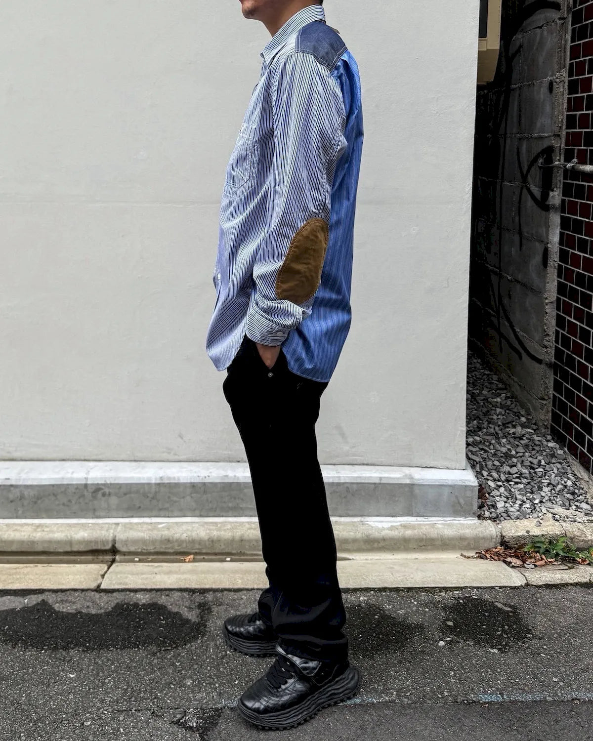 JUNYA WATANABE MAN / L/S SHIRT (WR-B001-051)