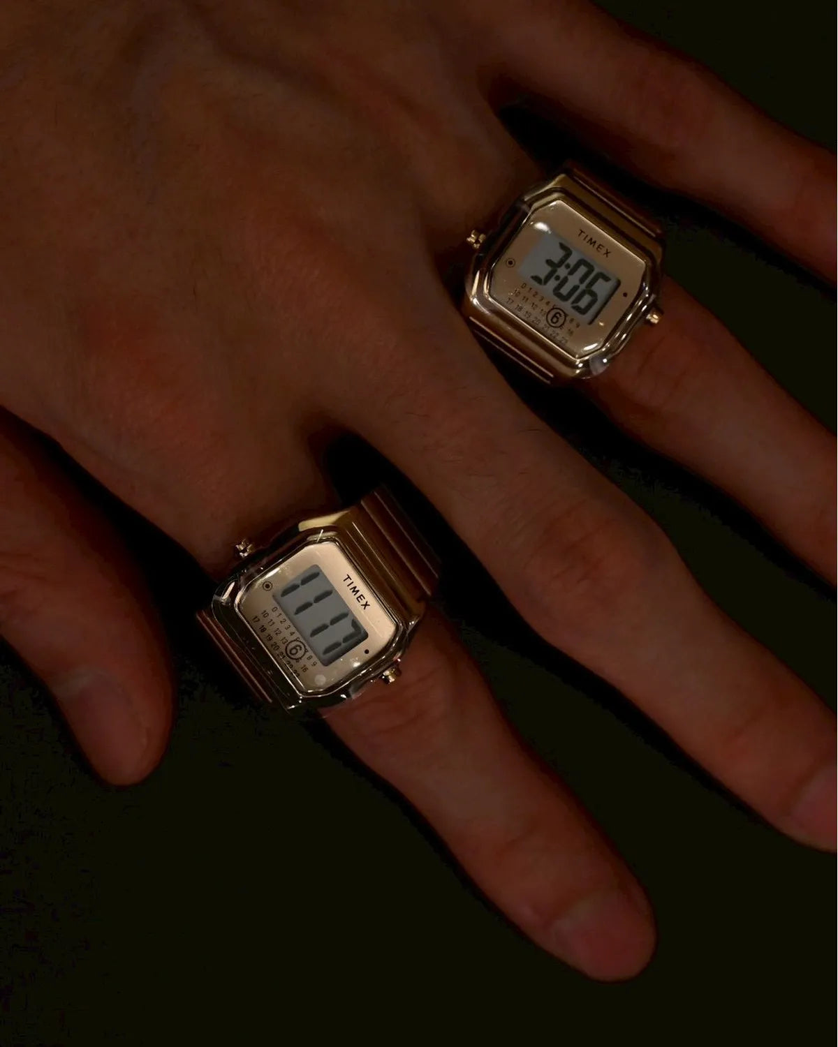 MM6 × Timex /  T80 Ring Watch Size S/M (S33YW0003M10063)