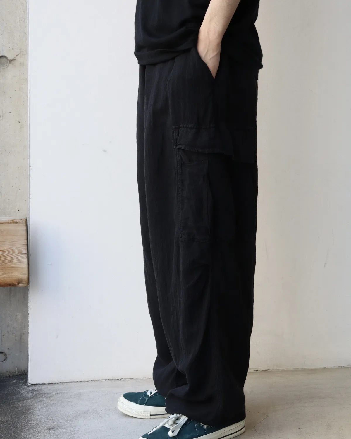 COMOLI / シルクコットン 6Pパンツ (D01-03011)