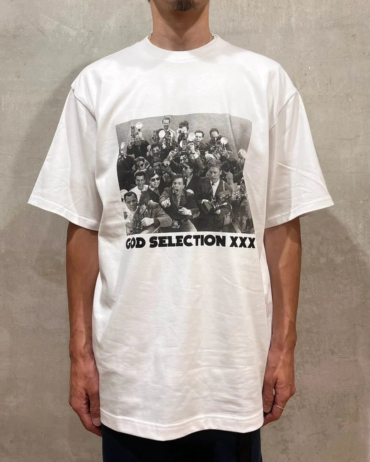 GOD SELECTION XXX / Paparazzi Logo Photo Tee (GX-S26-ST-17)