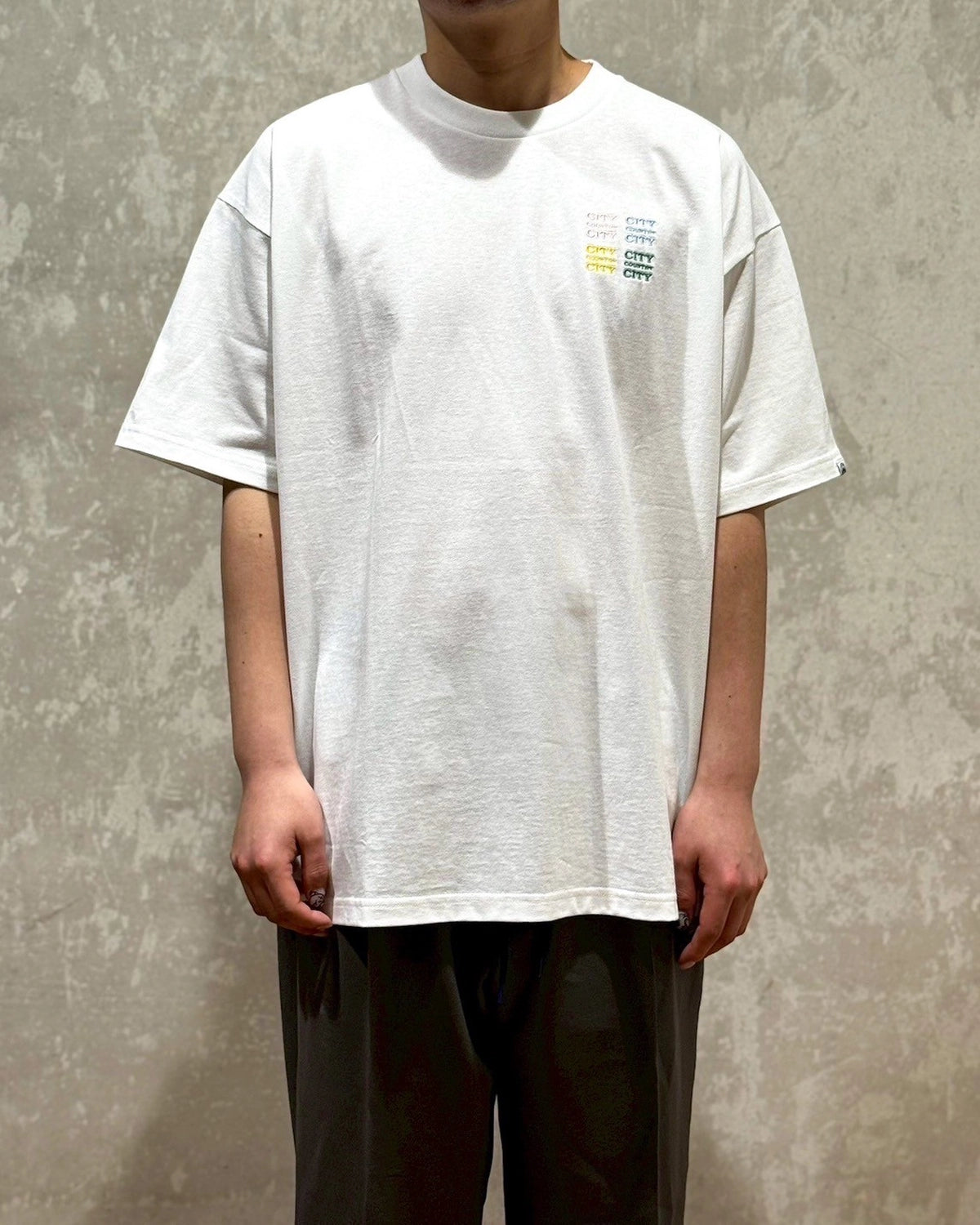 CITY COUNTRY CITY / EMBROID ERED LOGO COTTON S/S T-SHIRT_CCCC (CCC-251T010)