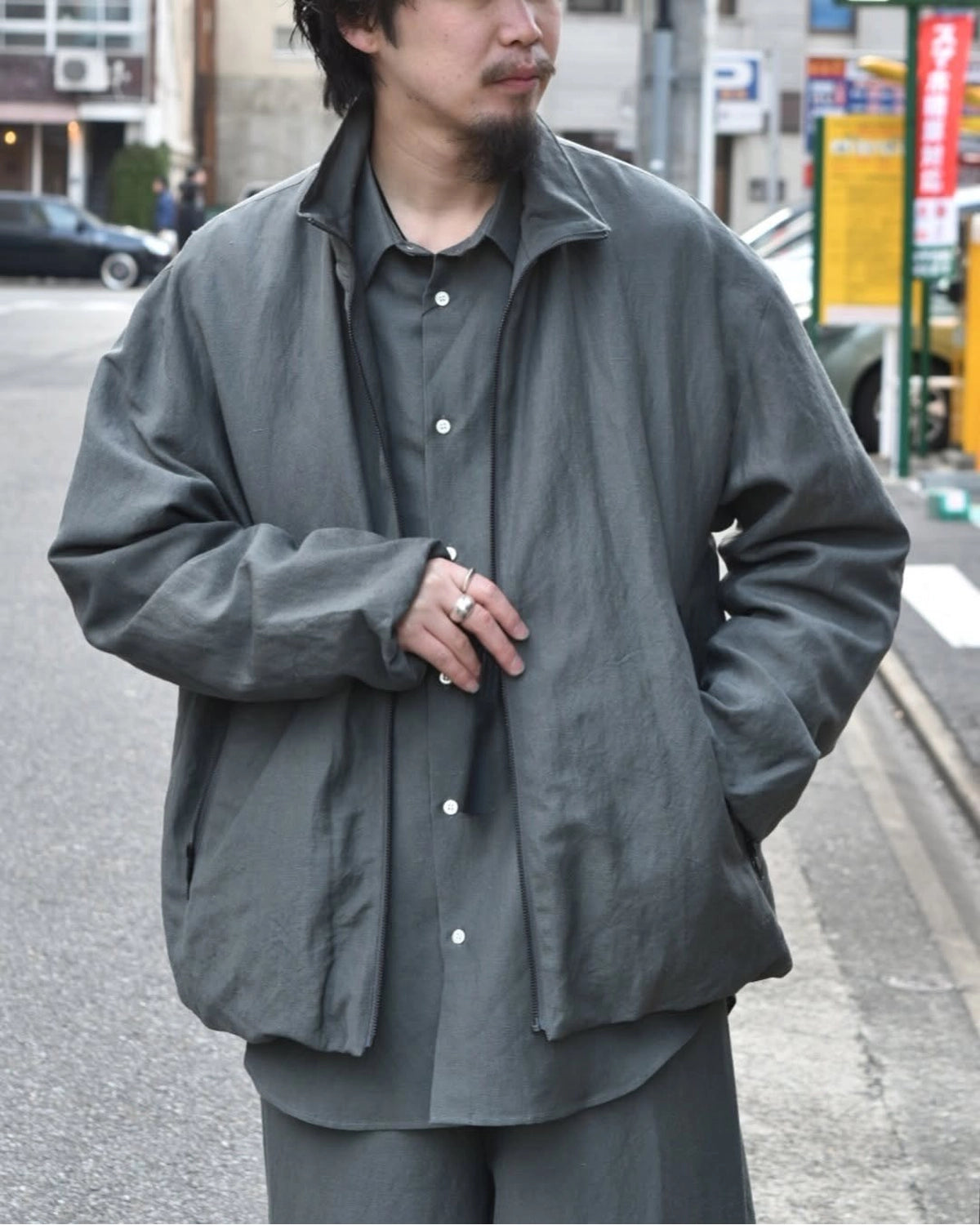 N.HOOLYWOOD COMPILE / STAND COLLAR BLOUSON (2251-BL08-001)