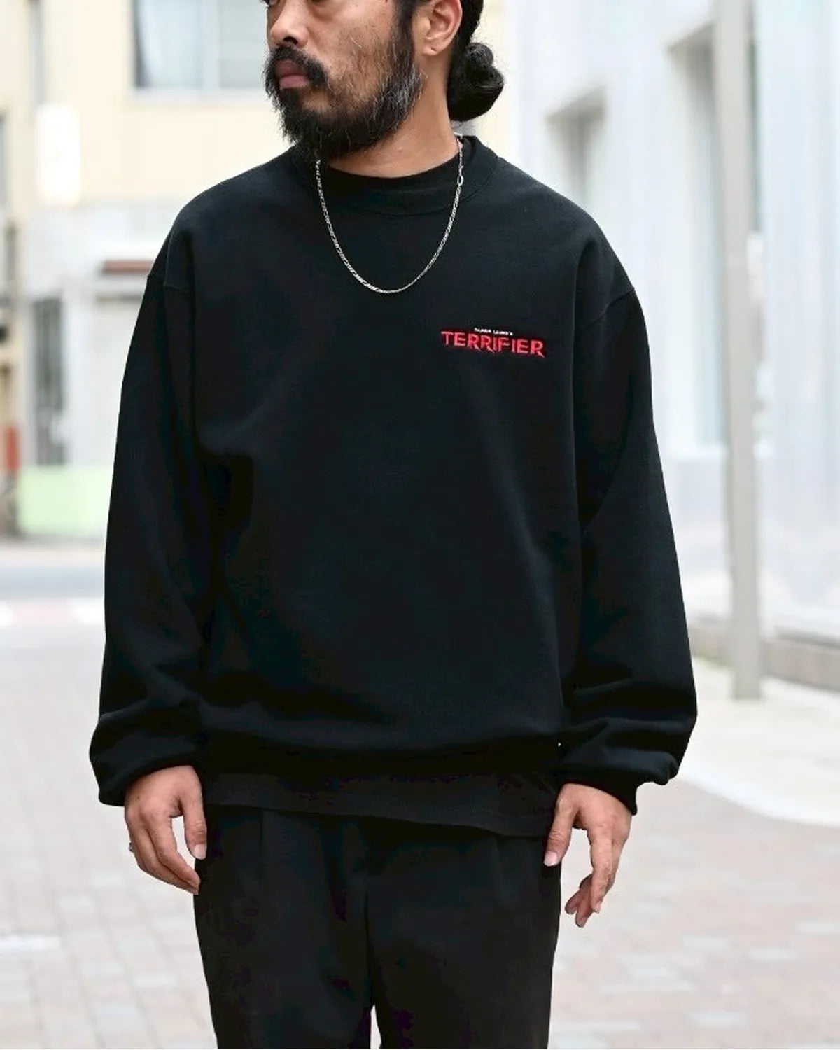 WACKO MARIA × TERRIFIER / HEAVY WEIGHT SWEAT SHIRT -TYPE 4- (TERRIFIER-WM-SS08)