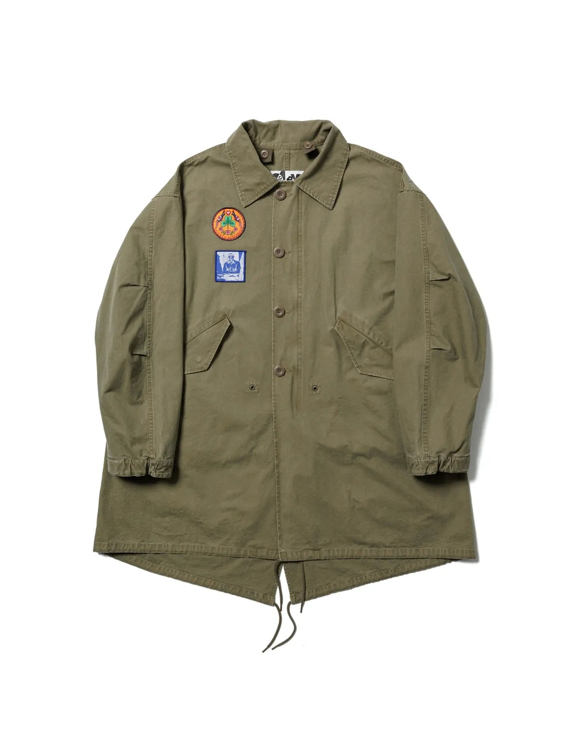 ECSTATIC RESEARCH の FISHTAIL TRENCH COAT (EC0005-0105)