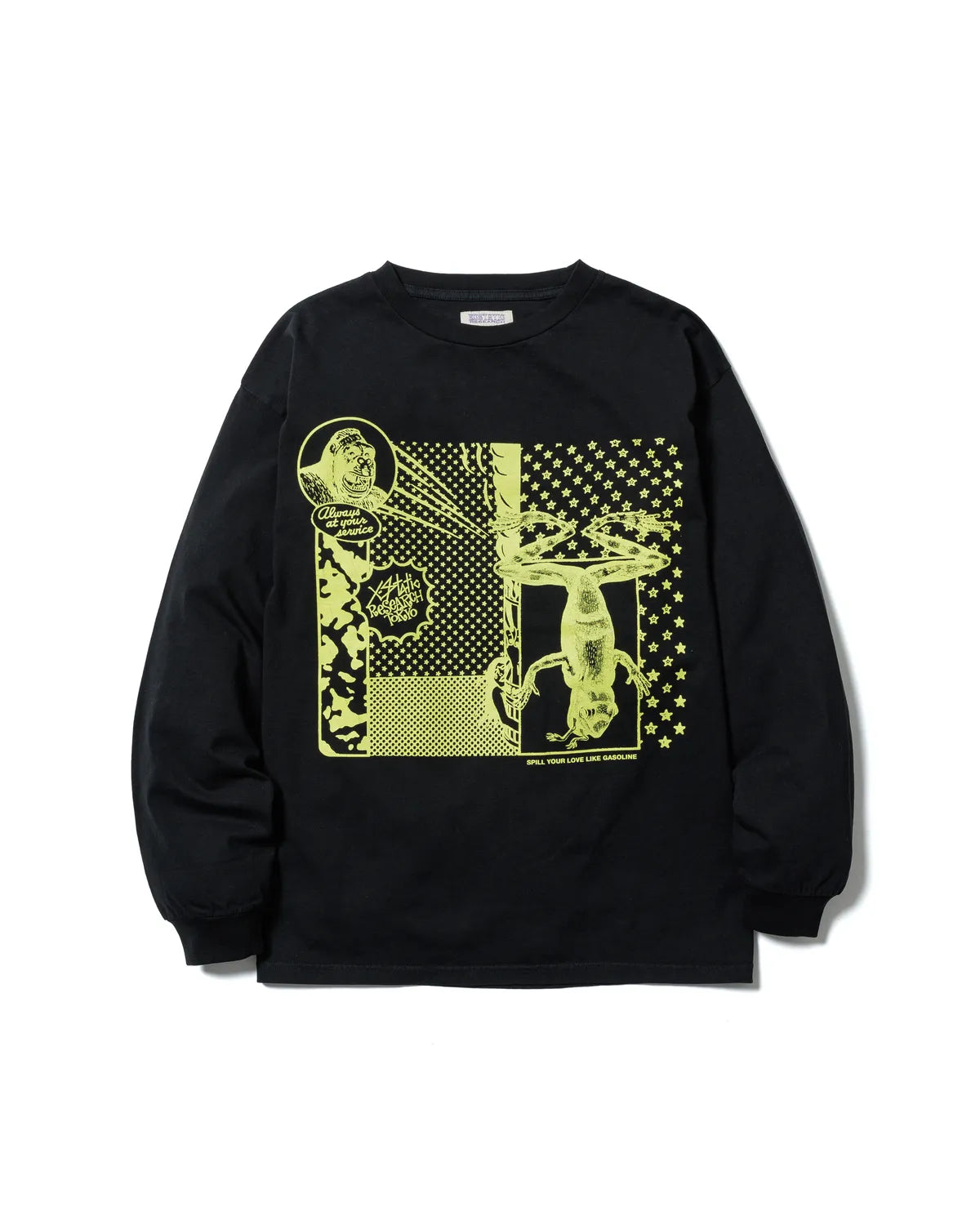 ECSTATIC RESEARCH の SERVICE  L/S T-SHIRT (EC0011-0105)