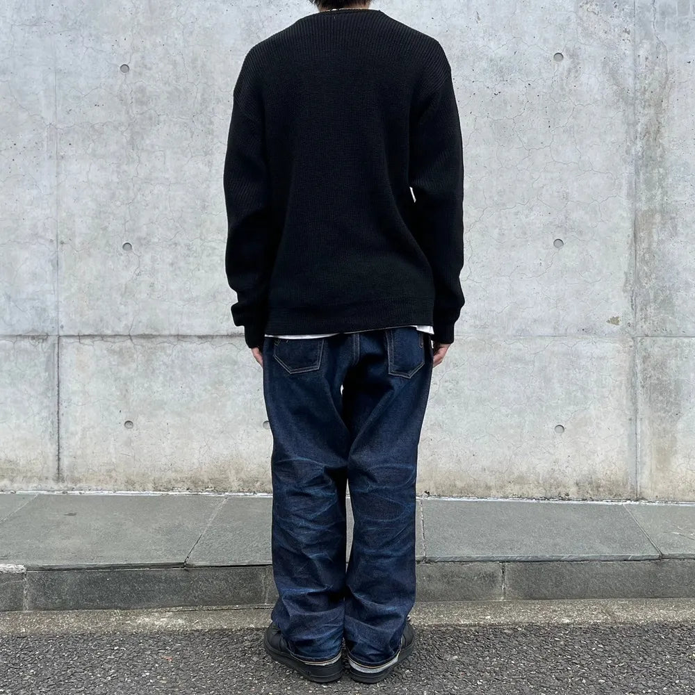 SEQUEL / LOW GAUGE CREW NECK KNIT (SQ-24AW-KN-03)