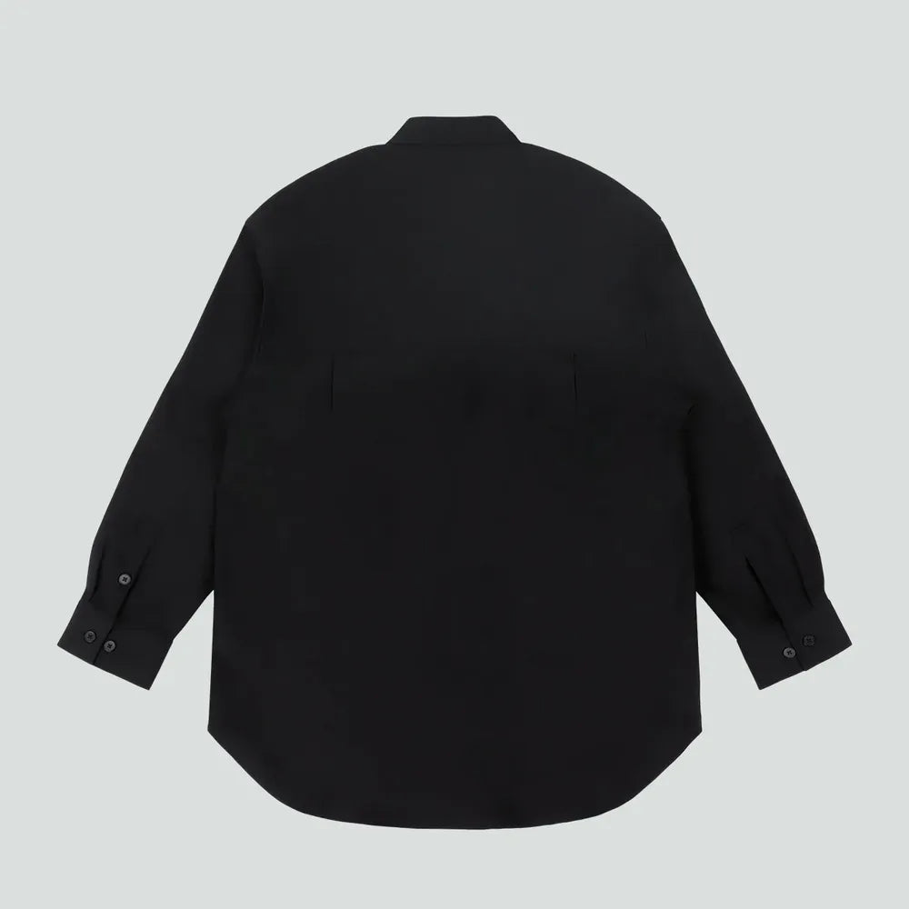 entire studios / GIANT WOOL SHIRT (ES2597BL)