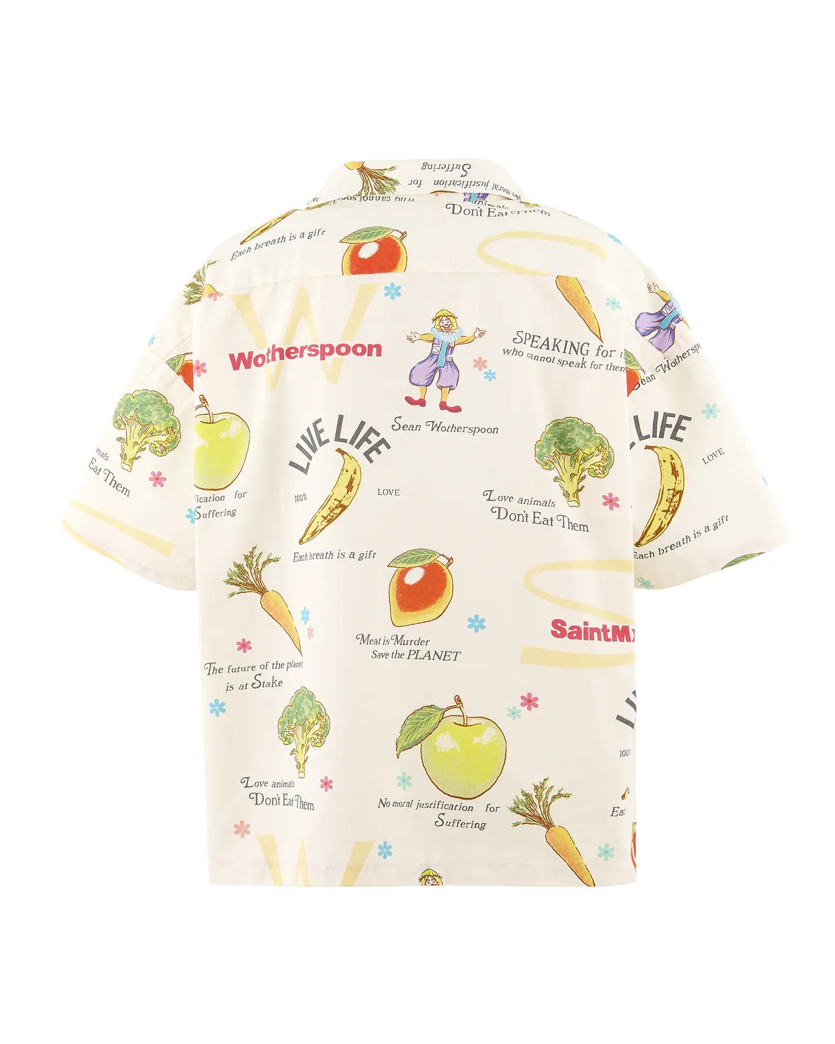 ©︎SAINT Mxxxxxx × Sean Wotherspoon / SW_OPEN COLLAR SHIRT (SM-MK8-0000-C10)